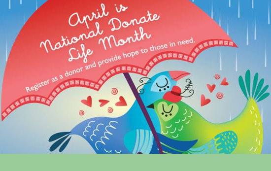 April is National Donate Life Month