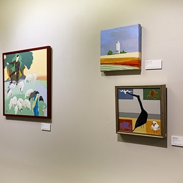 Artwork from Celia Smith hangs at LMH Health