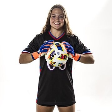 Image of Sophie Dawe, KU soccer goalie