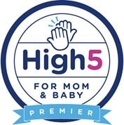 High 5 for baby logo