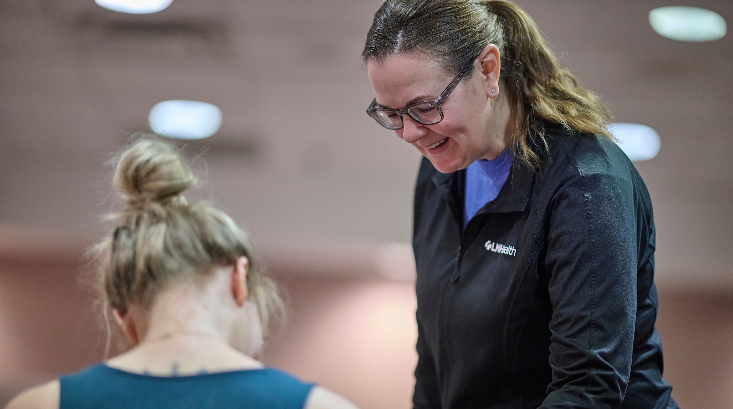 Allison Koonce teaches a breastfeeding support class