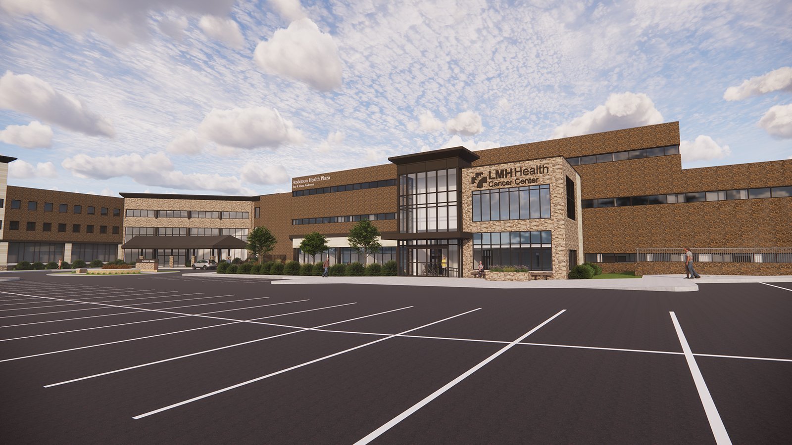 Rendering of the LMH Health Cancer Center