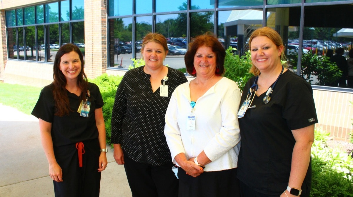 Claire Wilkinson, Mardi Bowlin, Dianna Hetrick and Mandi Quigley