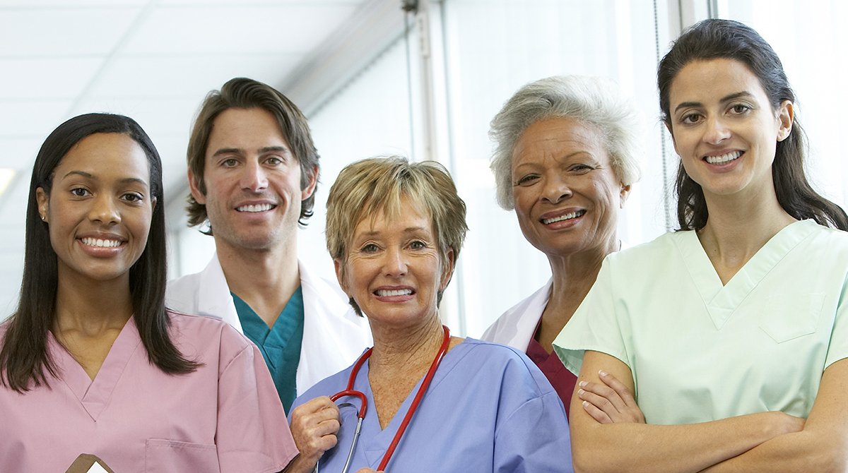 Image of five nurses