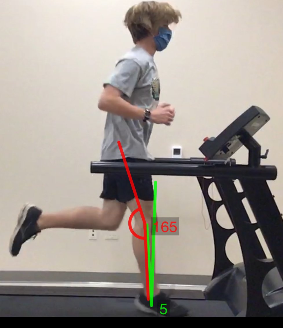 Jake Loos participates in RunStrong's running analysis