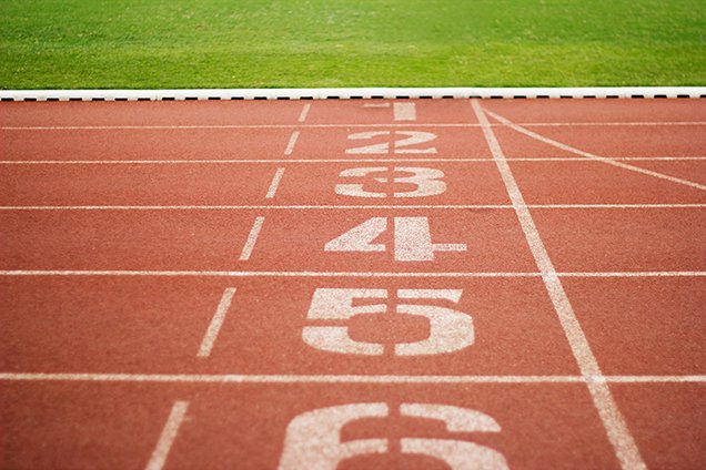 Image of a running track